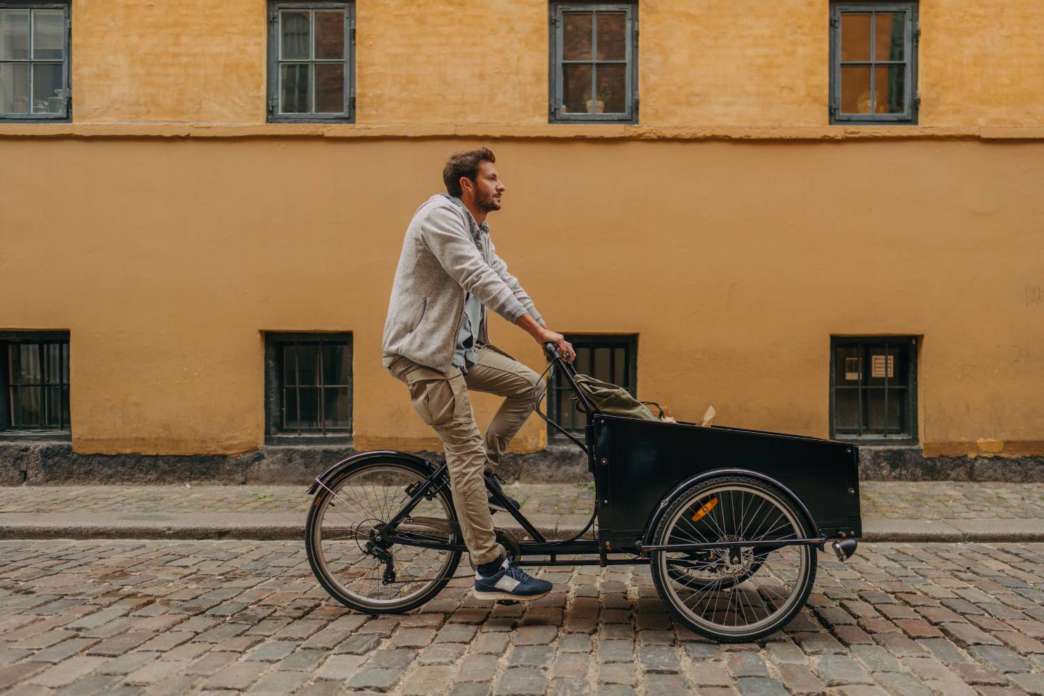 Tricycle Cargo Bike Lifestyle Photo