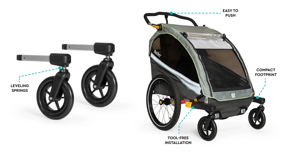 Burley Two Wheel Stroller Kit - Cargo Commute & Carry