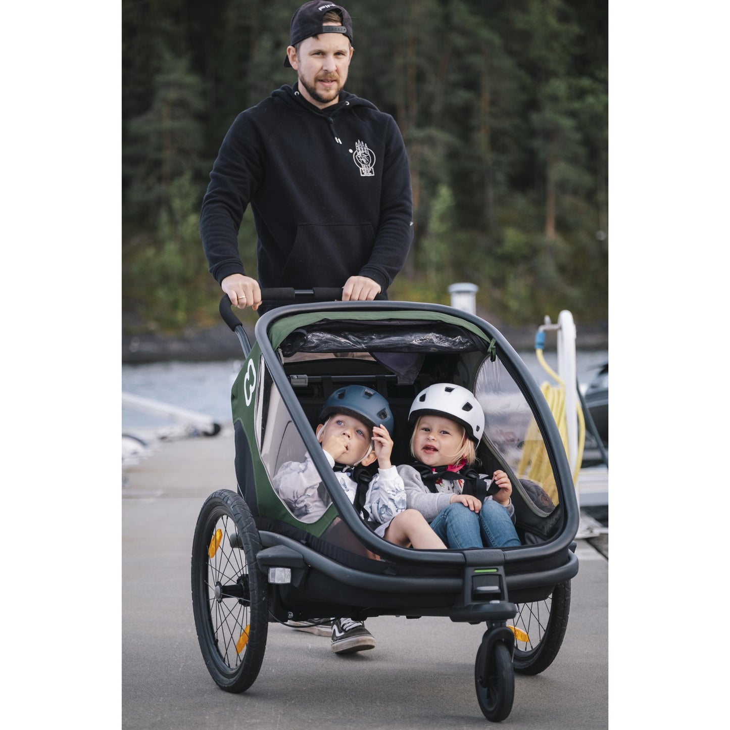 Hamax Outback Child Bike Trailer/Stroller Double