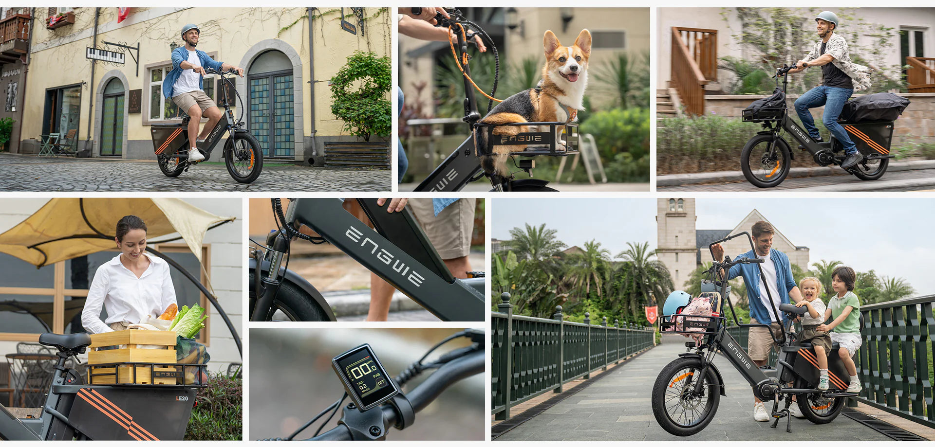 Engwe LE20 Cargo Bike - Cargo Commute & Carry