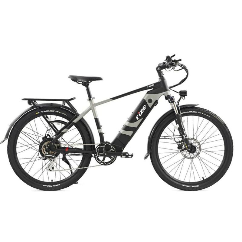 Test Brand 3, Test Model 2, Electric Commuter Bike, Black & Grey - Cargo Commute & Carry